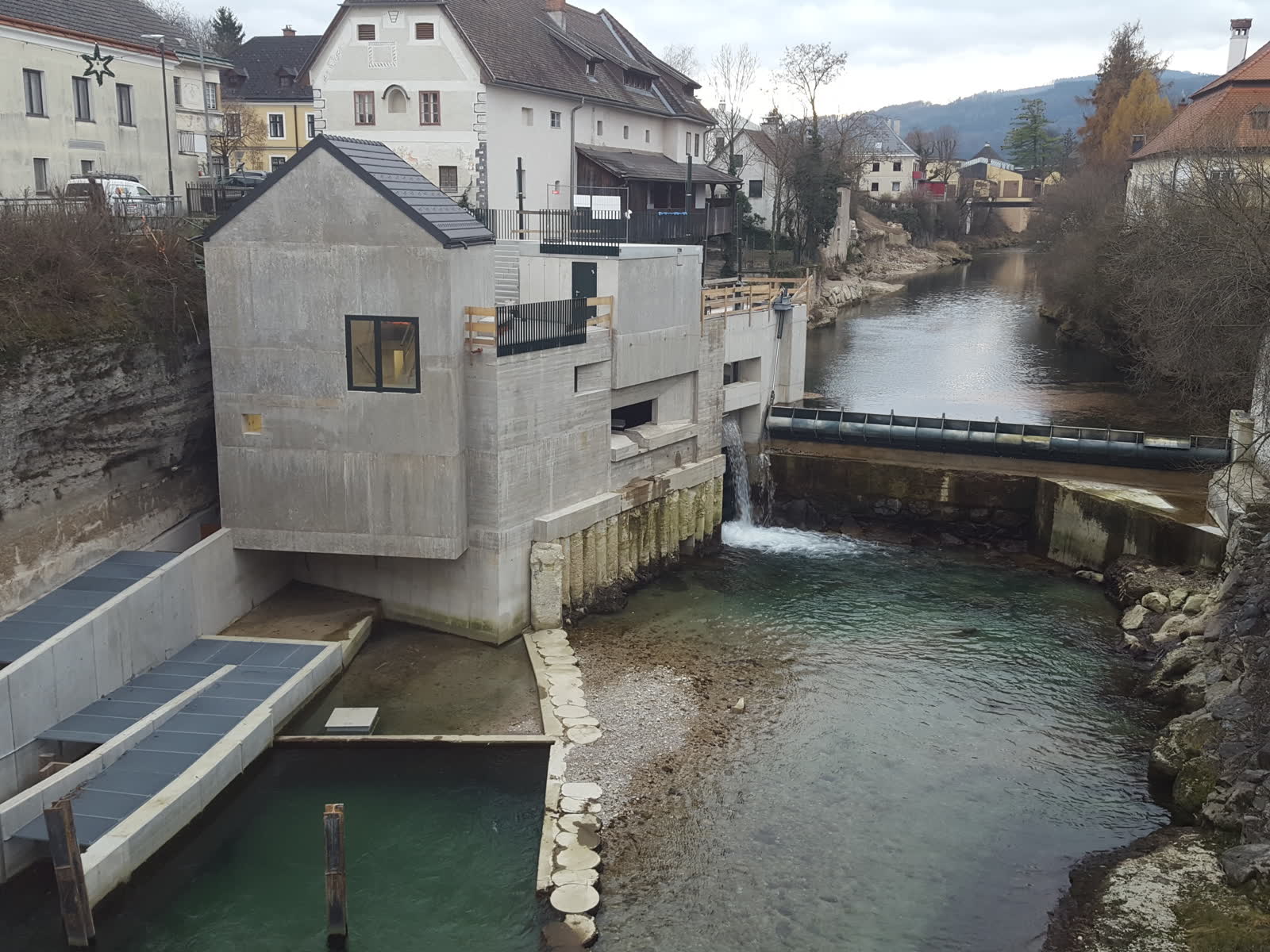 Fertiggestelltes KW Purgstall an der Erlauf