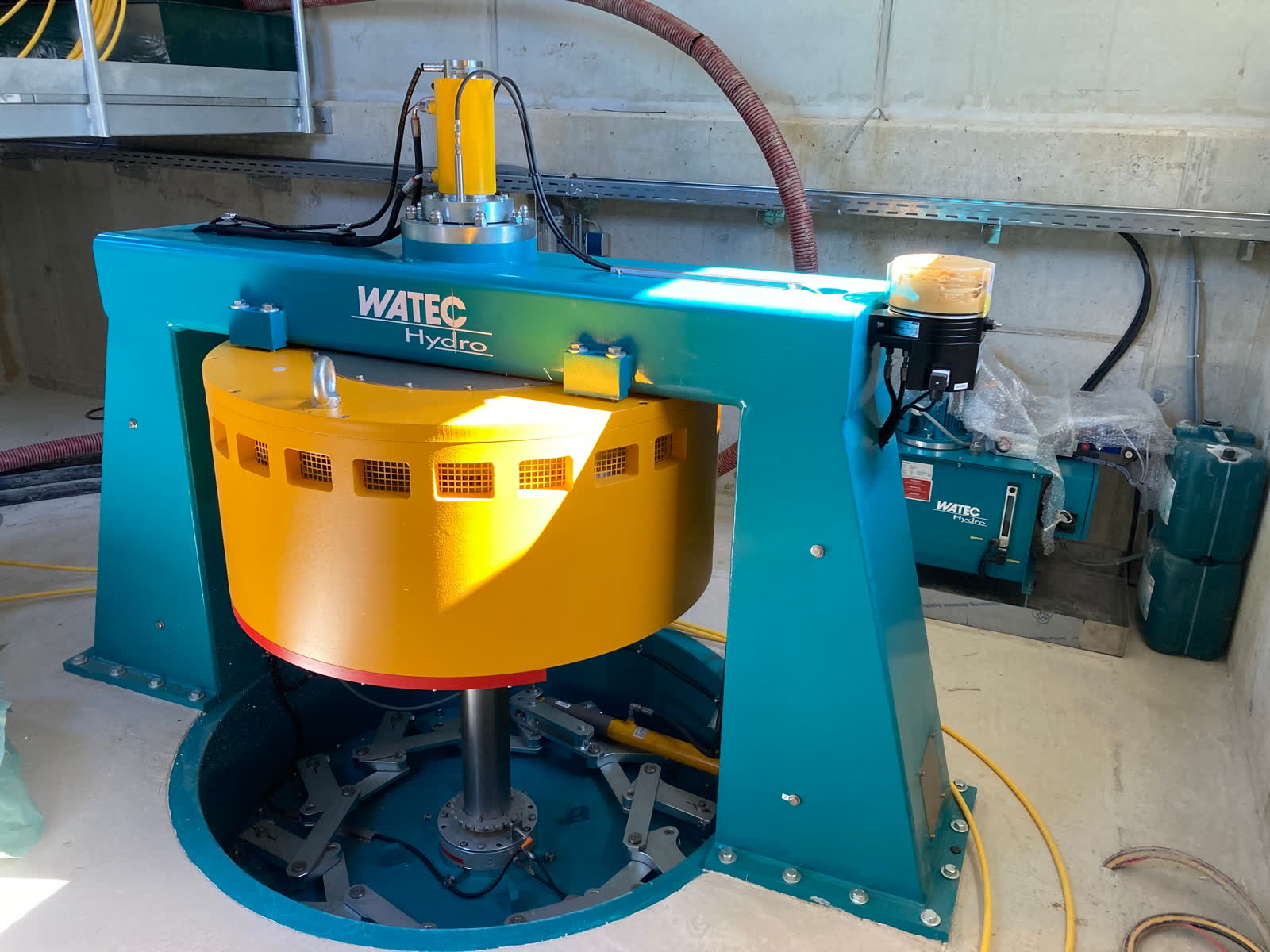 Restwasserturbine mit PM Generator