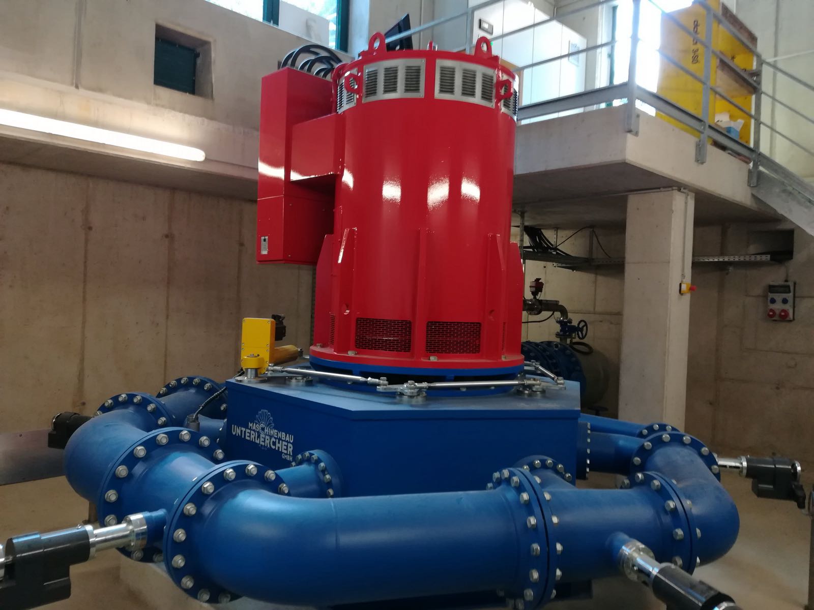 5-düsige Peltonturbine mit 555 kW im KW Martinschleife